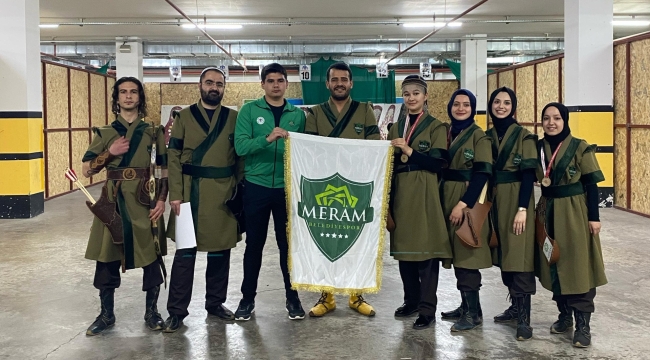 GELENEKSEL OKÇULUKTA ZİRVE; MERAM BELEDİYESPOR'UN