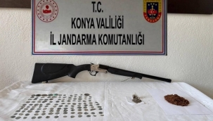 Jandarma'dan tarihi eser ve uyuşturucu operasyonu 
