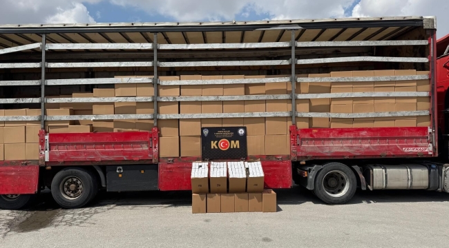 Konya'da kaçak silah ve makaron operasyonu: 3 gözaltı 