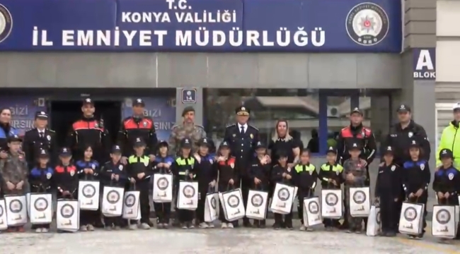 Konya Emniyeti birimleri koltuklarını geleceğin kahramanlarına devretti! 