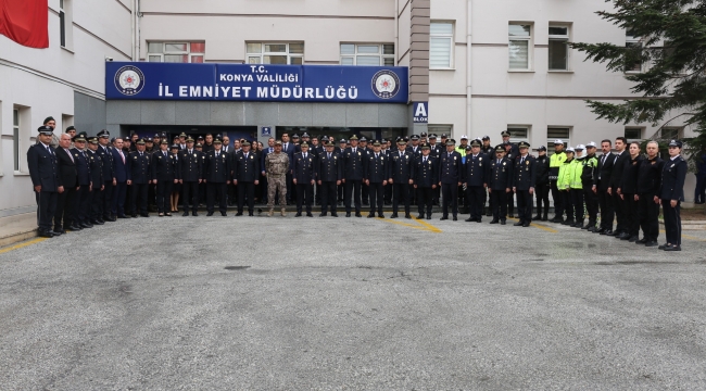 Konya Emniyeti'nden anlamlı tören: 180.Yılda 180 personele ödül