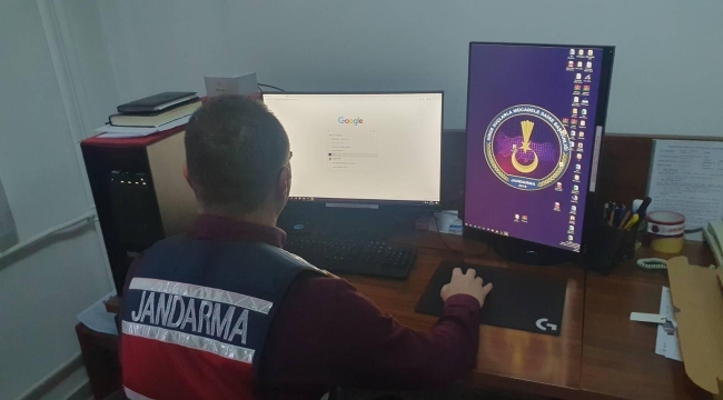 Konya İl Jandarma Komutanlığı'ndan 7/24 sanal devriye