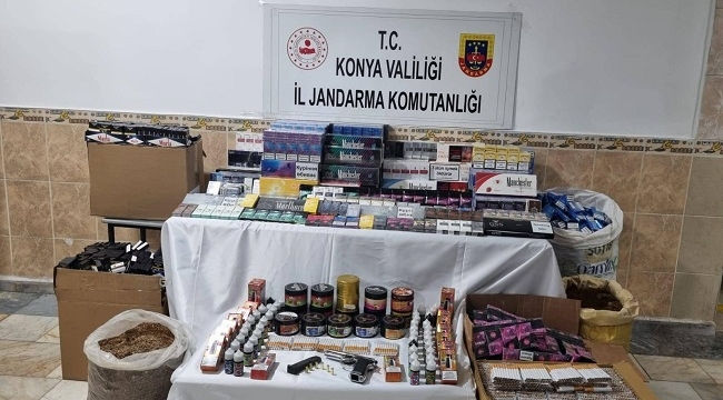 Konya Jandarma'dan kaçakçılık operasyonu 