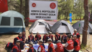 Konya Müftülüğü İzcileri Çanakkale 57. Alay Milli Bilinç Kampı'na Katıldı 