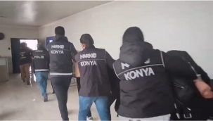 Konya Narkotikten zehir tacirlerine büyük vurgun!42 kişi tutuklandı 