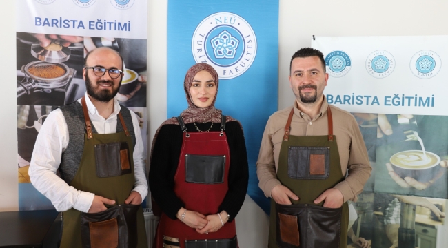 MasterChef Yarışmacısı Beyza Huri Aydın, NEÜ Barista Atölyesinde Eğitim Alıyor 