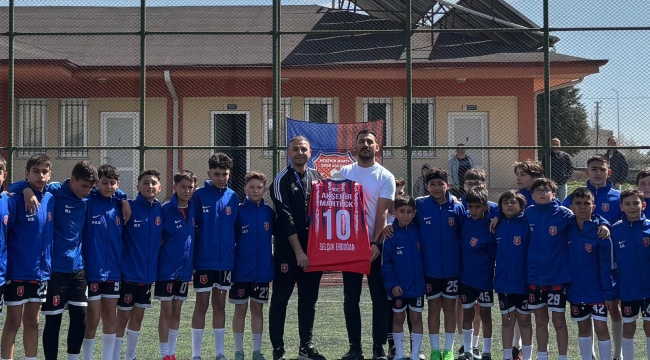SELÇUK ERDOĞAN'DAN AKŞEHİR MARTI SPOR'A ZİYARET 