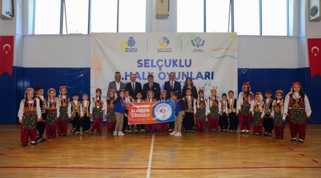 SELÇUKLU'DA OKULLAR ARASI 2. HALK OYUNLARI ŞENLİĞİ COŞKUYLA GERÇEKLEŞTİRİLDİ 