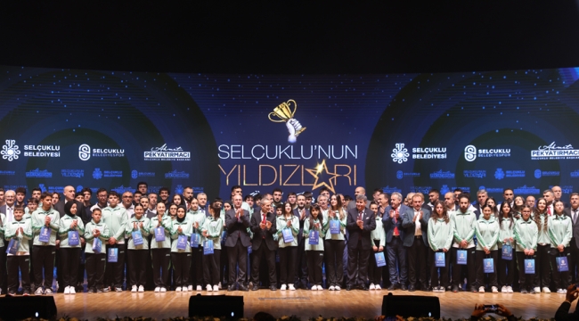 SELÇUKLU'NUN BAŞARILI SPORCULARI ÖDÜLLENDİRİLDİ