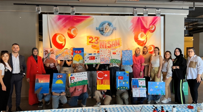 SEVGİ VE RENK DOLU 23 NİSAN: MEDAŞ ÇOCUKLARLA BULUŞTU 