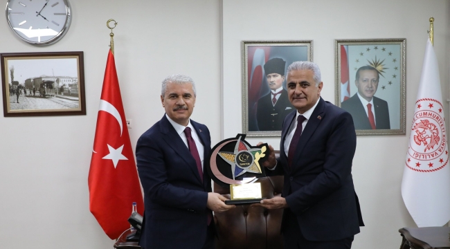 TÜRKTOB BAŞKANI GÜLER'DEN VALİ AKIN VE BAŞKAN ALTAYA'A ZİYARET
