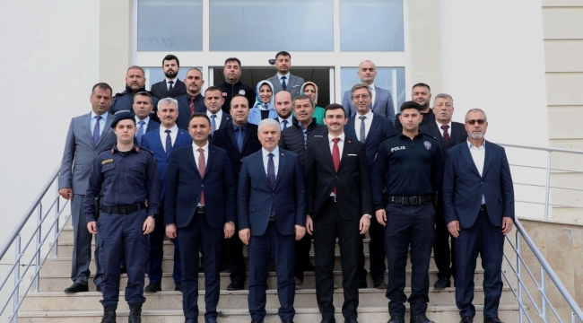 Vali Akın ,Çeltik İlçesini Ziyaret Etti