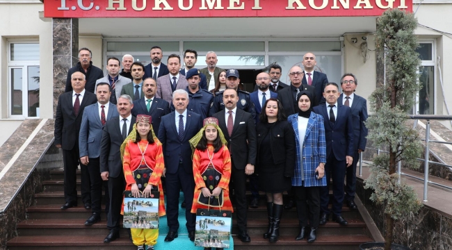 Vali İbrahim Akın, Yunak İlçesini Ziyaret Etti