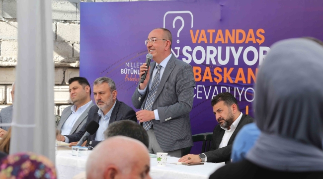VATANDAŞLAR SORDU, BAŞKAN KAVUŞ YANITLADI 