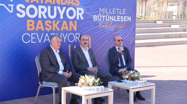 VATANDAŞLAR SORDU BAŞKAN PEKYATIRMACI CEVAPLADI 