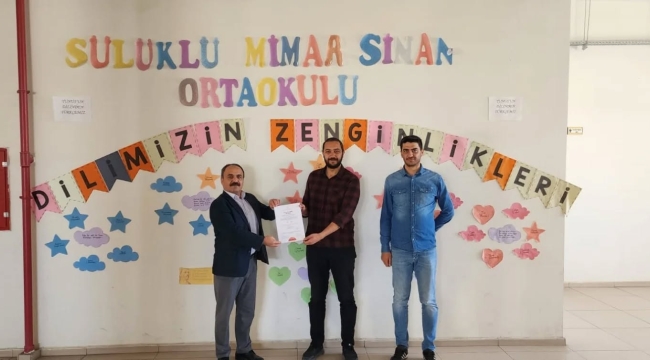 Yunak'ta Tüm Okullar "Okulum Temiz" Belgesi Aldı 