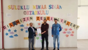 Yunak'ta Tüm Okullar "Okulum Temiz" Belgesi Aldı 