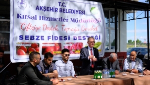 AKŞEHİR BELEDİYESİ'NDEN ÇİFTÇİYE 1 MİLYON LİRALIK DESTEK 
