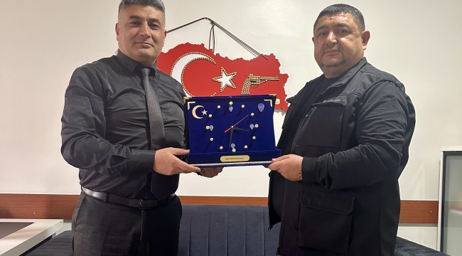 Bademci'den İl Emniyet Müdürlüğünde  ziyaret 