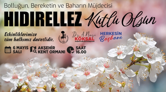 Baharın Bereketi ve Umudu Akşehir'de Birlikte Kutlanacak 
