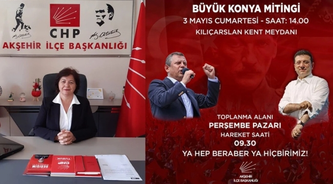 CHP Akşehir İlçe Başkanı Uzun: "Kanal İstanbul Değil Kanal Konya" 