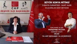 CHP Akşehir İlçe Başkanı Uzun: "Kanal İstanbul Değil Kanal Konya" 
