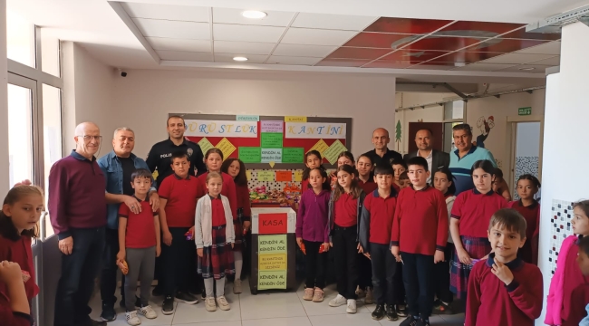 EMNİYET MÜDÜRLÜĞÜ'NDEN PROJEYE DESTEK 