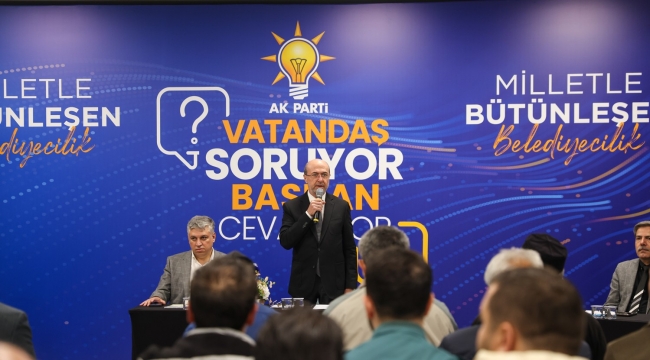 HACIKAYMAK MAHALLESİ'NDE VATANDAŞ SORDU, BAŞKAN PEKYATIRMACI CEVAPLADI 