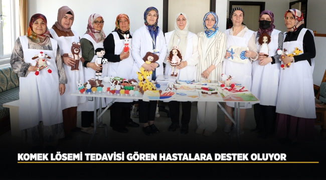 KOMEK LÖSEMİ TEDAVİSİ GÖREN HASTALARA DESTEK OLUYOR 