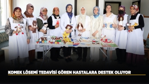 KOMEK LÖSEMİ TEDAVİSİ GÖREN HASTALARA DESTEK OLUYOR 