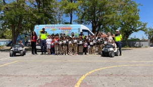 Konya'da öğrenci ve sürücülere yönelik trafik eğitimi 