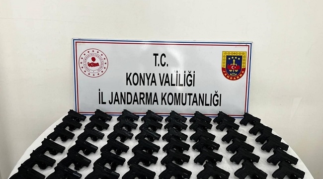 Konya Jandarma'dan operasyon! Cezaevindeki tutuklu şahsın evi cephanelik çıktı 