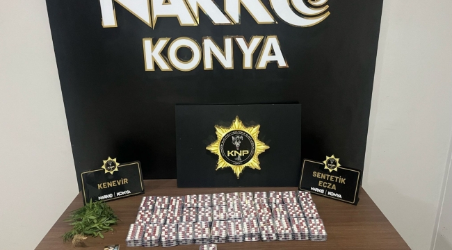 Konya Narkotik ekipleri zehire geçit vermedi: 1 haftada 38 operasyon, 37 tutuklama 