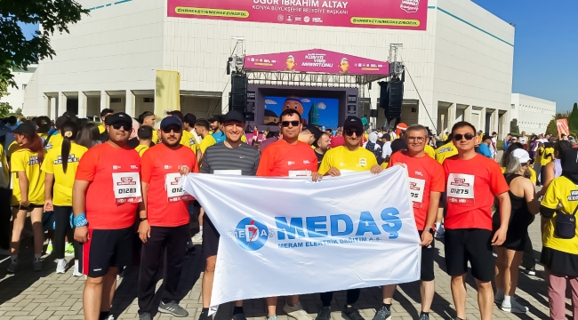 MEDAŞ, 4. ULUSLARARASI KONYA YARI MARATONU'NDA İYİLİK İÇİN KOŞTU 