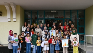 SELÇUKLU SANAT VE TASARIM ATÖLYESİ, "ANNEME SÜRPRİZİM VAR" ETKİNLİĞİNE EV SAHİPLİĞİ YAPTI 