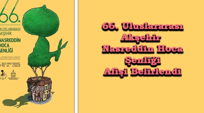 Şenlik Afişi, İtalya'da Yaşayan Akşehirli Sanatçıdan! 