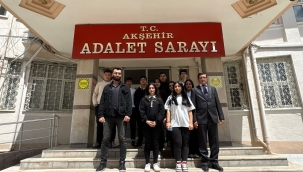 TİCARET LİSESİ ADALET ÖĞRENCİLERİ ADLİYE'DE 