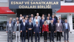 TSE ve Esnaf Sanatkârlar düzenlenen toplantıda bir araya geldi. 