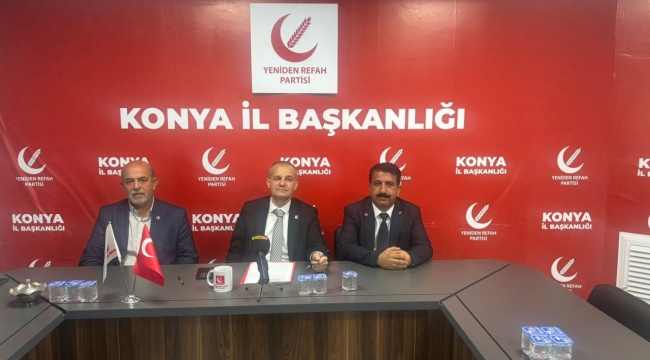 YRP Konya İl Başkanı Hasan Yel: "Vergi Yükü Vatandaşa, Kıyak Yandaş Şirketlere!" 