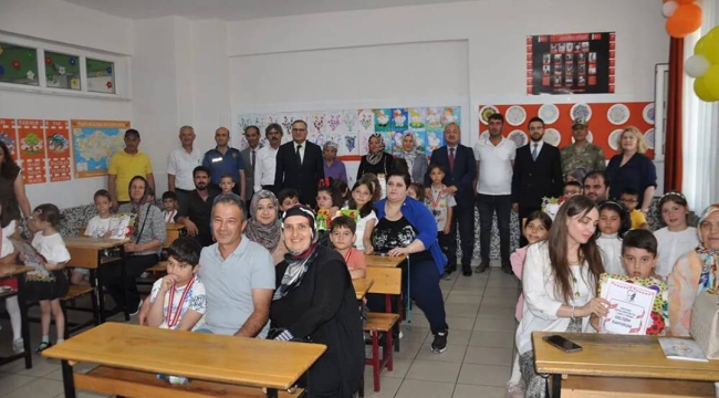 Akşehir'de Protokol Yıldırım Beyazıt İlkokulu'nda Karne Sevincini Paylaştı