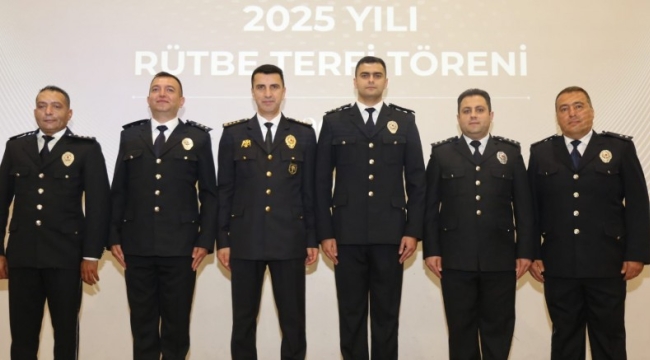 AKŞEHİR EMNİYETİNDE ÜÇ KOMİSER YARDIMCISI TERFİ ETTİ 