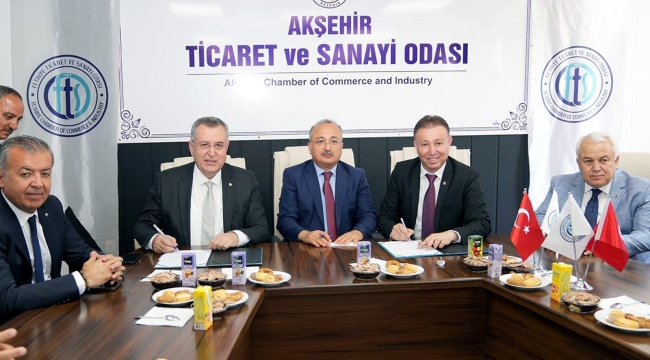 AKŞEHİR VE FETHİYE TİCARET VE SANAYİ ODALARI ARASINDA KARDEŞ ODA PROTOKOLÜ İMZALANDI