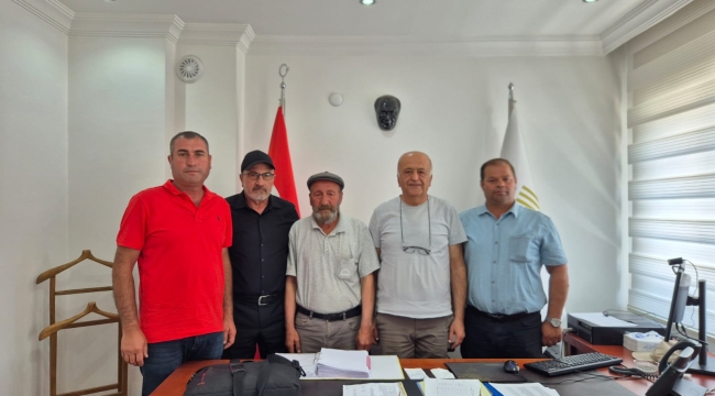 AKŞEHİR ZİRAAT ODASI'NDAN TMO AKŞEHİR ŞUBE MÜDÜRÜ ABAZ'A ZİYARET 