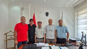 AKŞEHİR ZİRAAT ODASI'NDAN TMO AKŞEHİR ŞUBE MÜDÜRÜ ABAZ'A ZİYARET 