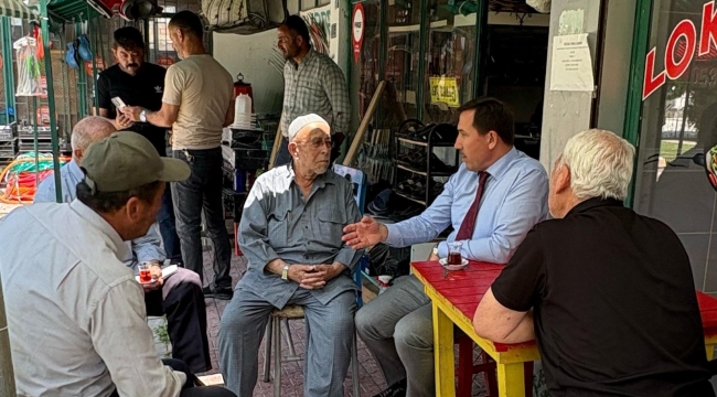 BAŞKAN KILCA, HAYIROĞLU MAHALLESİ'NDE VATANDAŞLARLA BULUŞTU