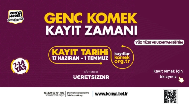 GENÇ KOMEK YAZ OKULU KAYITLARI BAŞLADI 