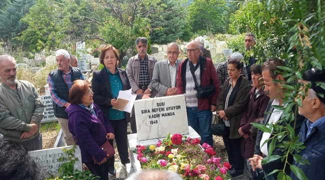 Kadir Manga Mezarı Başında Anıldı 