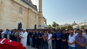 Kazada hayatını kaybeden Polis Memuru Aybars Musa Ergin toprağa verildi 