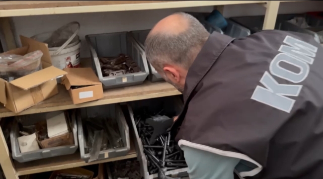 KONYA EMNİYETİNDEN KAÇAK SİLAH FABRİKASINA DEV OPERASYON 