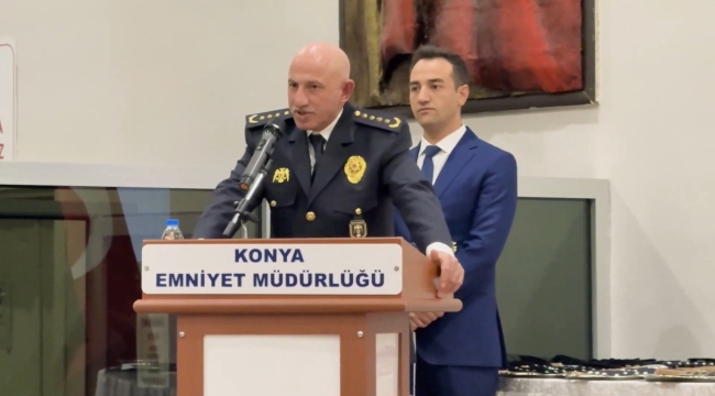Konya İl Emniyet Müdürlüğü 2025 yılı rütbe terfi töreni düzenlendi